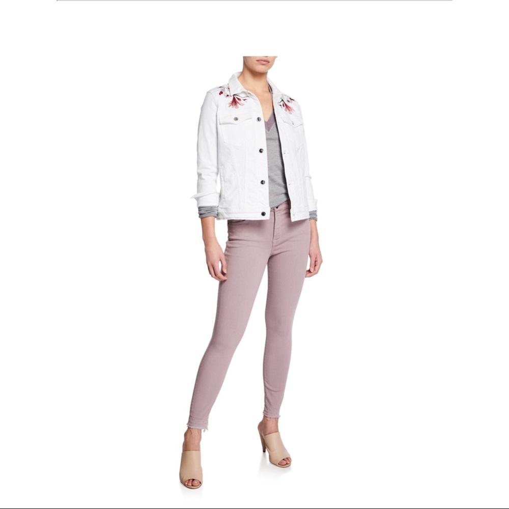 7 For All Mankind Jen 7 Ankle Skinny Mauve Jean 18